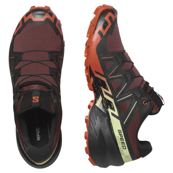 Salomon Men's Speedcross 6 - Rum Raisin/Cherry Tomato/Cognac - Image 6