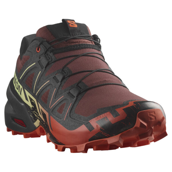 Salomon Men's Speedcross 6 - Rum Raisin/Cherry Tomato/Cognac - Image 3