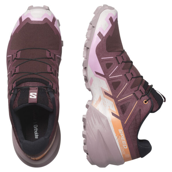 Salomon Women's Speedcross 6 - Catawba Grape/Papaya/Deauville Mauve - Image 6