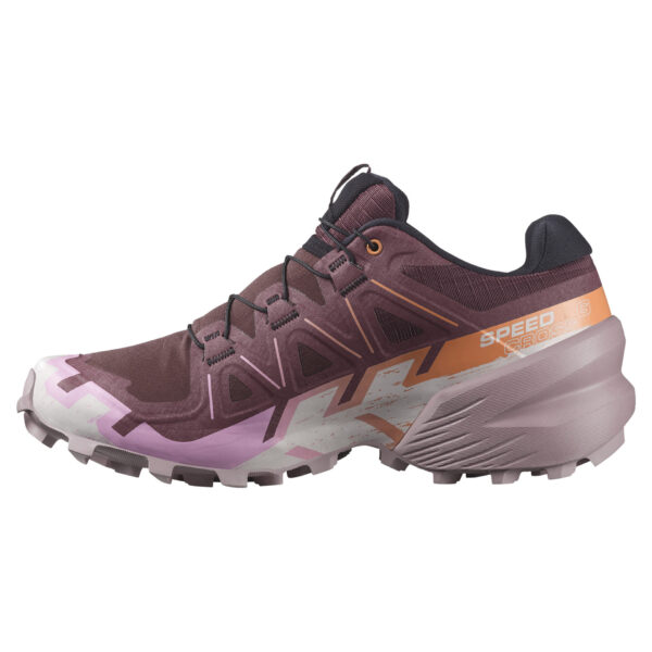 Salomon Women's Speedcross 6 - Catawba Grape/Papaya/Deauville Mauve - Image 2