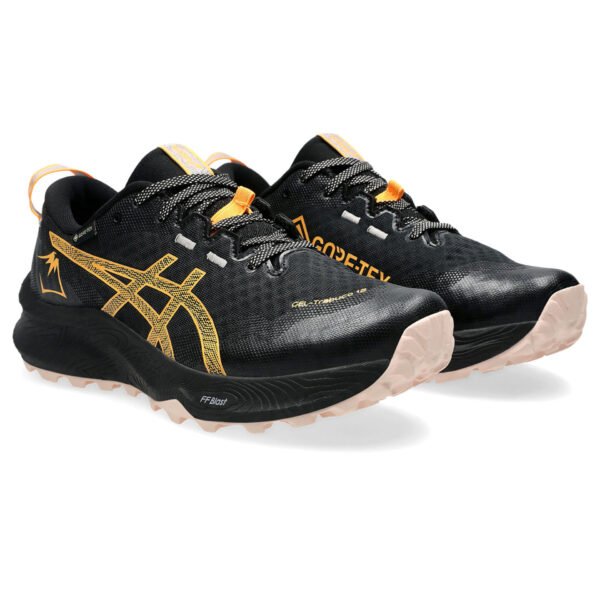 Asics Women's Gel-Trabuco 12 GTX - Black/Stadium Orange - Image 3