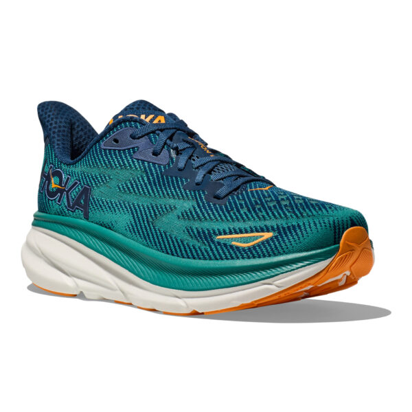 Hoka Men's Clifton 9 - Midnight/Oceanic - Image 3