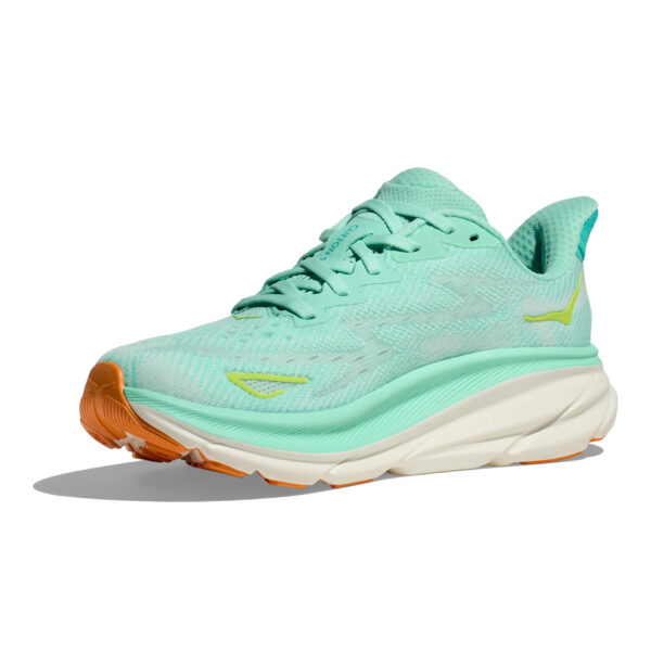 Hoka Women's Clifton 9 - Seafoam/Aqua Breeze - Image 4