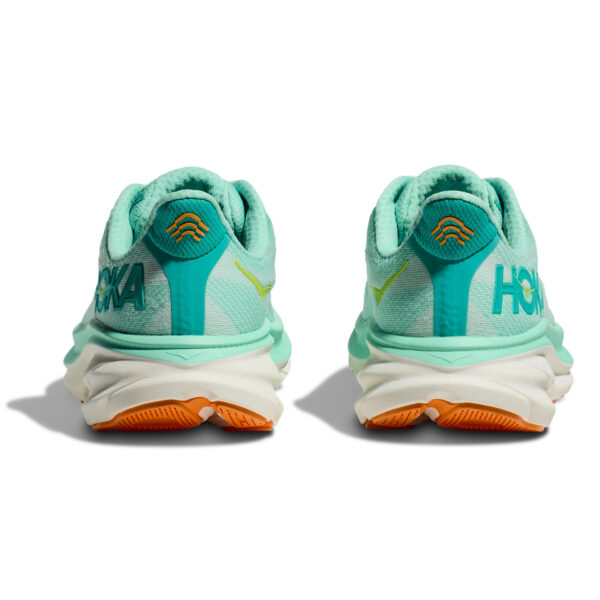 Hoka Women's Clifton 9 - Seafoam/Aqua Breeze - Image 8