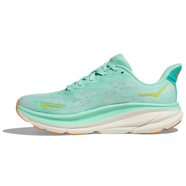 Hoka Women's Clifton 9 - Seafoam/Aqua Breeze - Image 2