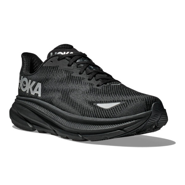 Hoka Men's Clifton 9 GTX - Black/Black - Image 3