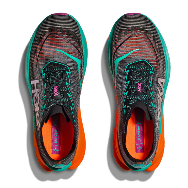 Hoka Women's Mach X 2 - Black/Electric Aqua - Image 6
