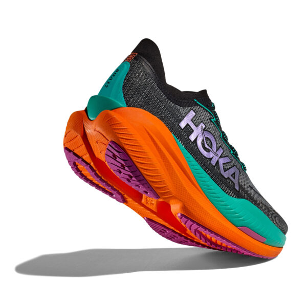 Hoka Women's Mach X 2 - Black/Electric Aqua - Image 5