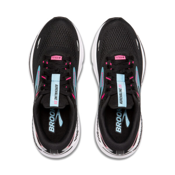 Brooks Women's Adrenaline GTS 23 GTX - Black/Knockout Pink/Aqua - Image 5