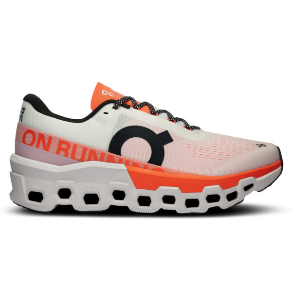 On Men's Cloudmonster 2 - White/Flame
