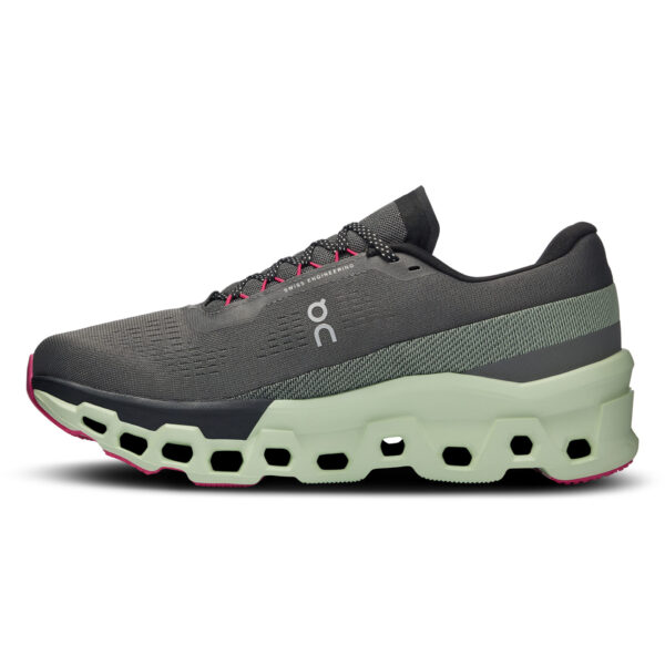 On Men's Cloudmonster 2 - Asphalt/Lima - Image 2
