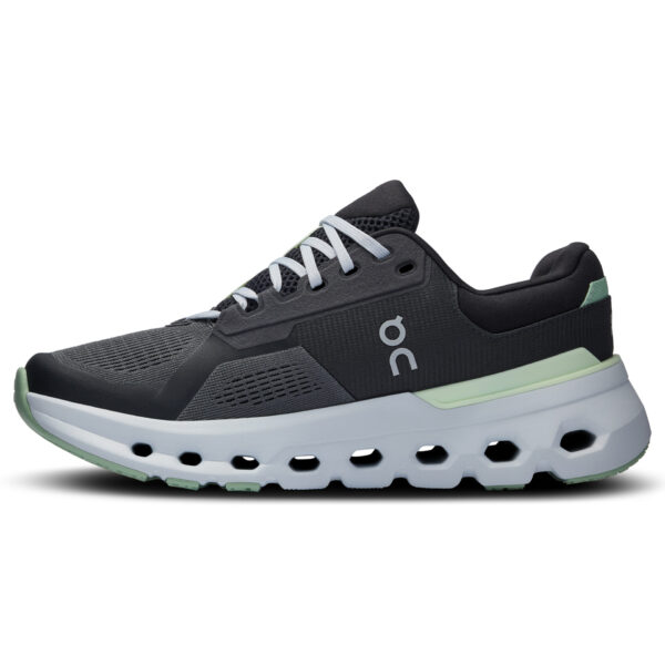 On Women's Cloudrunner 2 - Shadow/Lima - Image 2