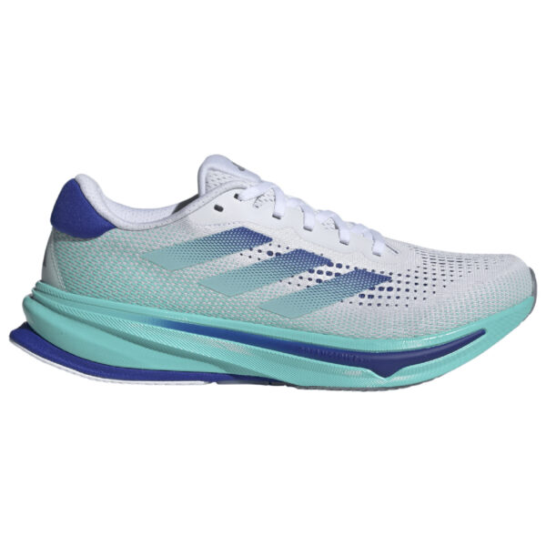 Adidas Men's Supernova Rise - Cloud White/Lucid Blue/Flash Aqua