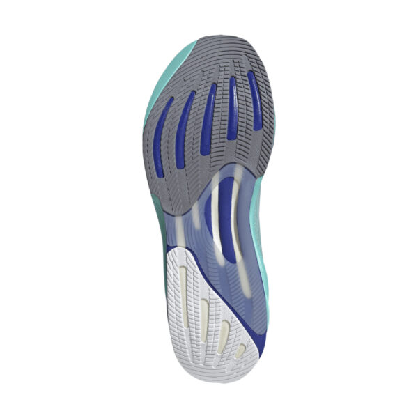 Adidas Men's Supernova Rise - Cloud White/Lucid Blue/Flash Aqua - Image 6