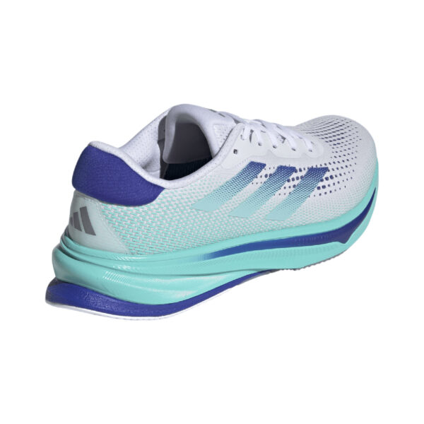 Adidas Men's Supernova Rise - Cloud White/Lucid Blue/Flash Aqua - Image 4