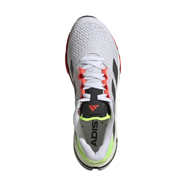 Adidas Men's Adistar Byd - Cloud White/Core Black/Lucid Lemon - Image 5