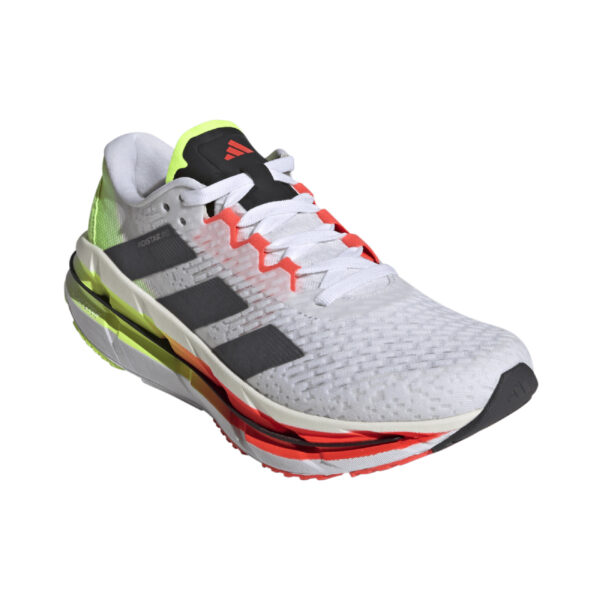 Adidas Men's Adistar Byd - Cloud White/Core Black/Lucid Lemon - Image 3