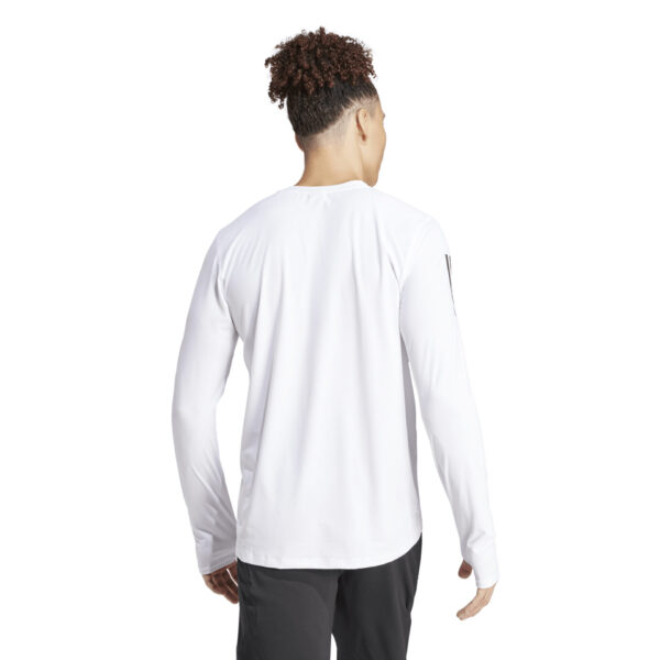 Adidas Men's Own The Run Long Sleeve Top - White - Image 2