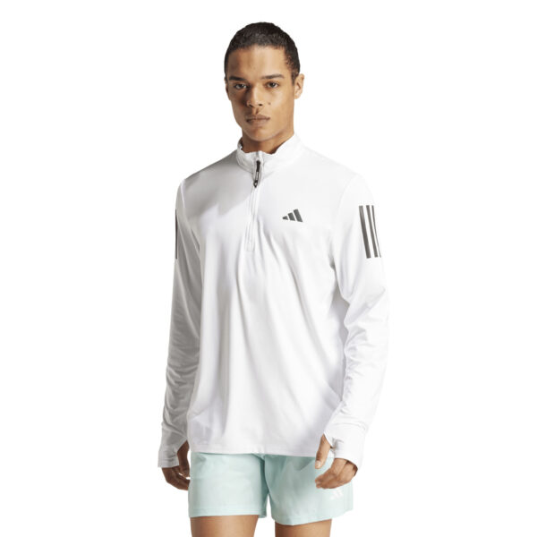 Adidas Men's Own The Run Half Zip Track Top - White