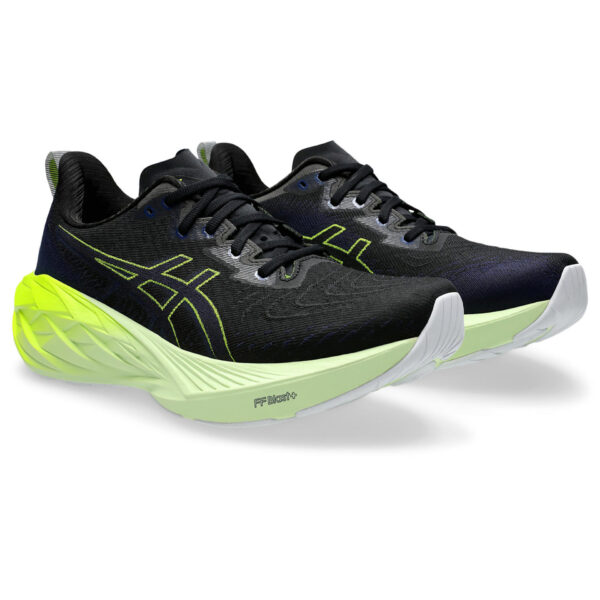 Asics Men's Novablast 4 - Black/Blue Expanse - Image 3