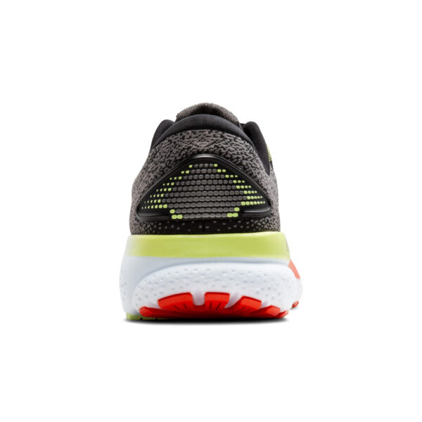 Brooks Men's Ghost 16 Wide - Black/Mandarin Red/Green - Image 6
