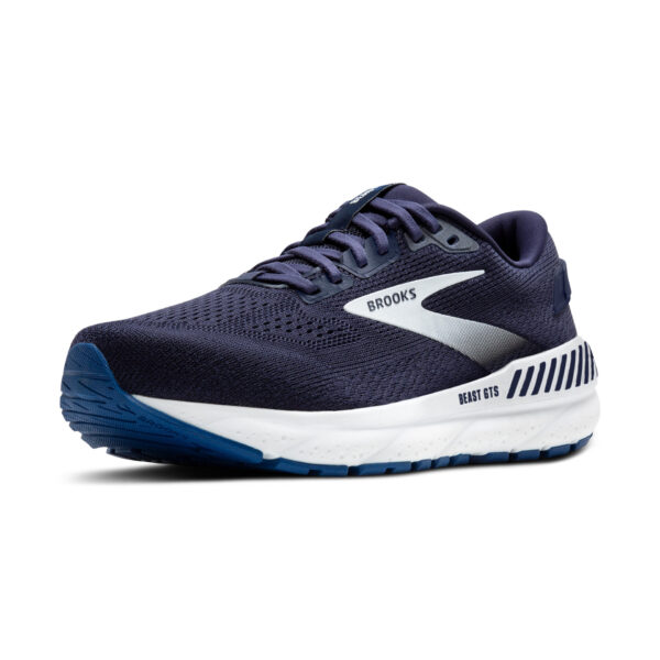 Brooks Men's Beast GTS 24 - Peacoat/True Navy/White - Image 4