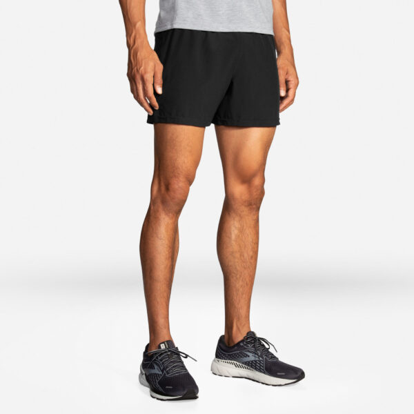 Brooks Men's  Sherpa 5" Short - Black - Image 3