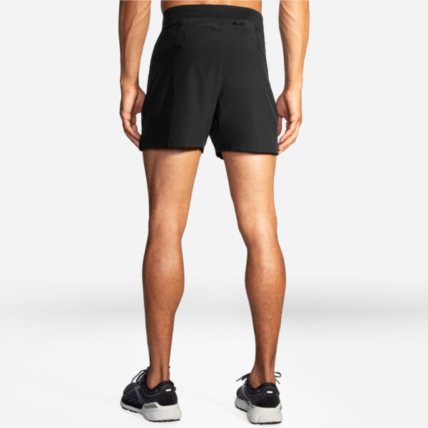 Brooks Men's  Sherpa 5" Short - Black - Image 2