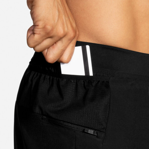 Brooks Men's  Sherpa 7" 2-in-1 Short - Black - Image 5