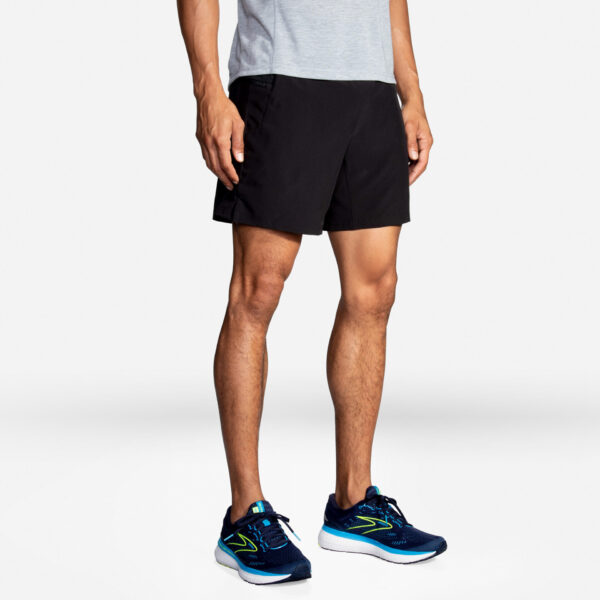 Brooks Men's  Sherpa 7" 2-in-1 Short - Black
