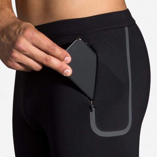 Brooks Men's Momentum Thermal Tight - Black - Image 6