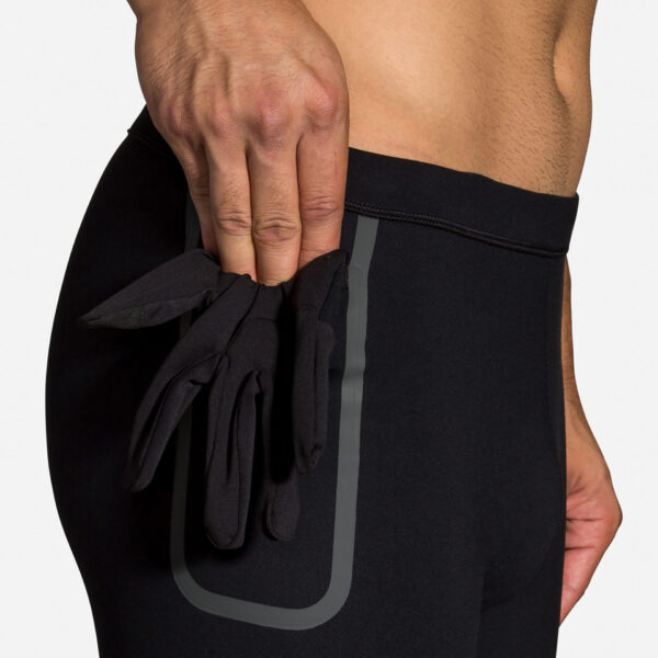 Brooks Men's Momentum Thermal Tight - Black - Image 7
