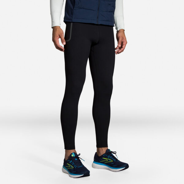 Brooks Men's Momentum Thermal Tight - Black - Image 4