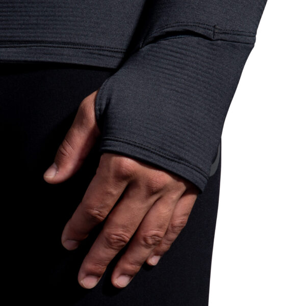 Brooks Men's Notch Thermal Long Sleeve 2.0 - Black - Image 7