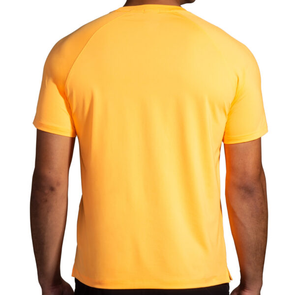 Brooks Men's  Atmosphere Short Sleeve 2.0 - Orange Pop/Tempo Print - Image 3