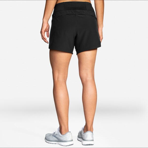 Brooks Women's Chaser 5" Short - Black - Image 3