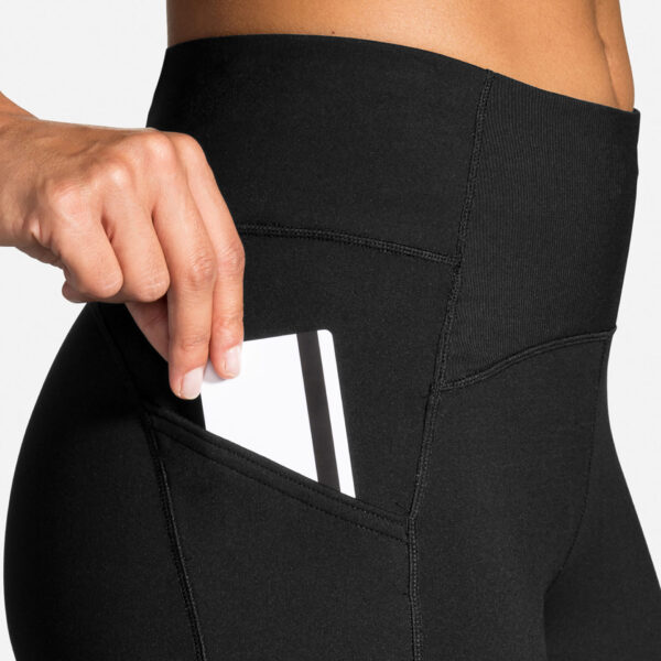 Brooks Women's Momentum Thermal Tight - Black - Image 7