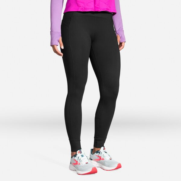 Brooks Women's Momentum Thermal Tight - Black - Image 4
