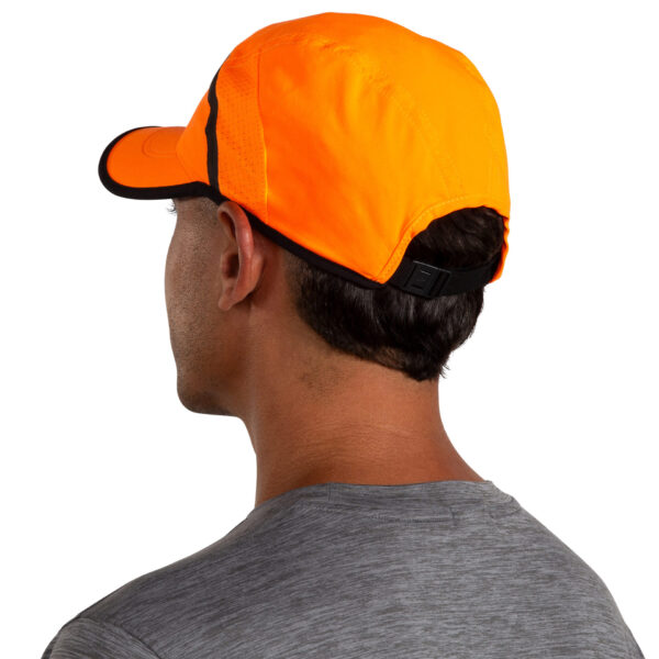 Brooks Base Hat - Fluoro Flash/Black - Image 3