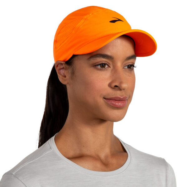 Brooks Chaser Hat - Fluoro Flash/Black - Image 2