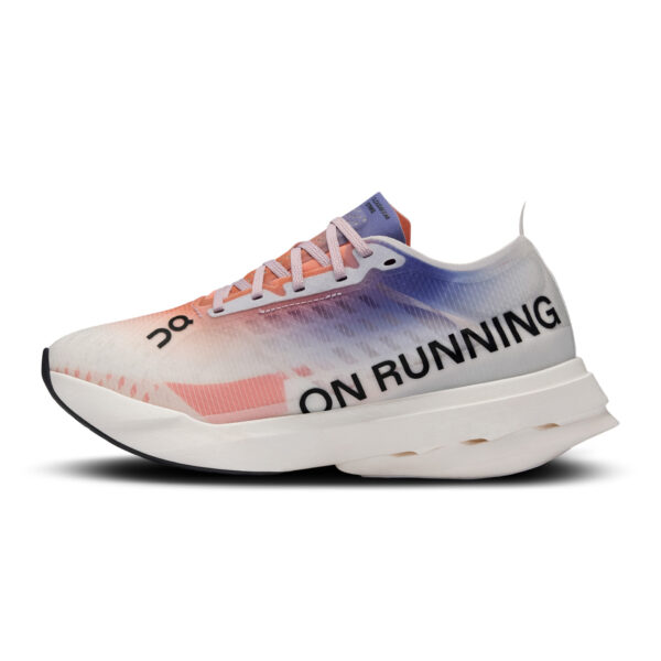 On Running Men's Cloudboom Strike - White/Flame - Image 2