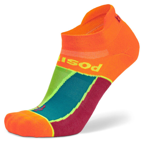 Balega Grit & Grace Positive Energy - Neon Orange/Candy Pink - Image 2