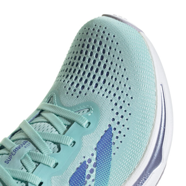 Adidas Women's Supernova Rise - Semi Flash Aqua/Cobalt Blue/Blue Spark Met. - Image 8