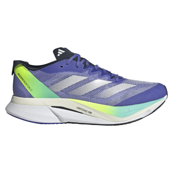 Adidas Men's Adizero Boston 12 - Cobalt Blue/Zero Metalic/Lucid Blue