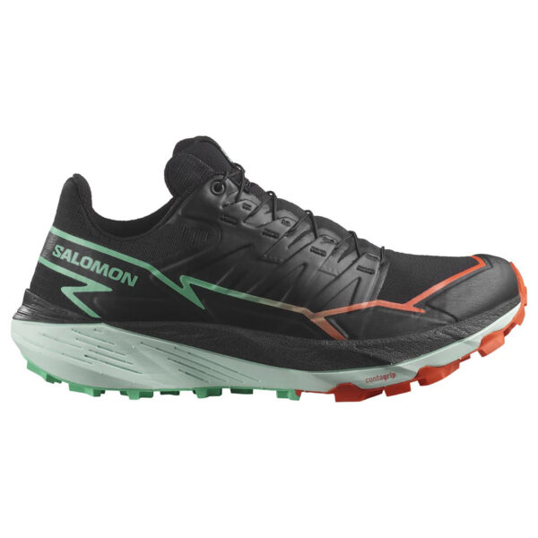 Salomon Women's Thundercross - Black/Cherry Tomato/Electric Green