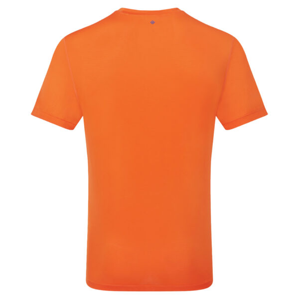 Ronhill Men's Tech S/S Tee - Cardinal Orange/Ocean - Image 2