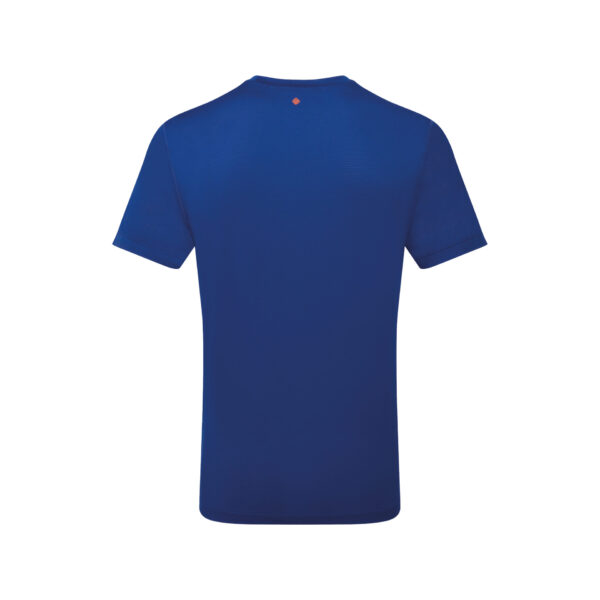 Ronhill Men's Tech S/S Tee - Ocean/Cardinal Orange - Image 2