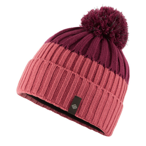 Ronhill Bobble Hat - Salsa/Blackcurrant