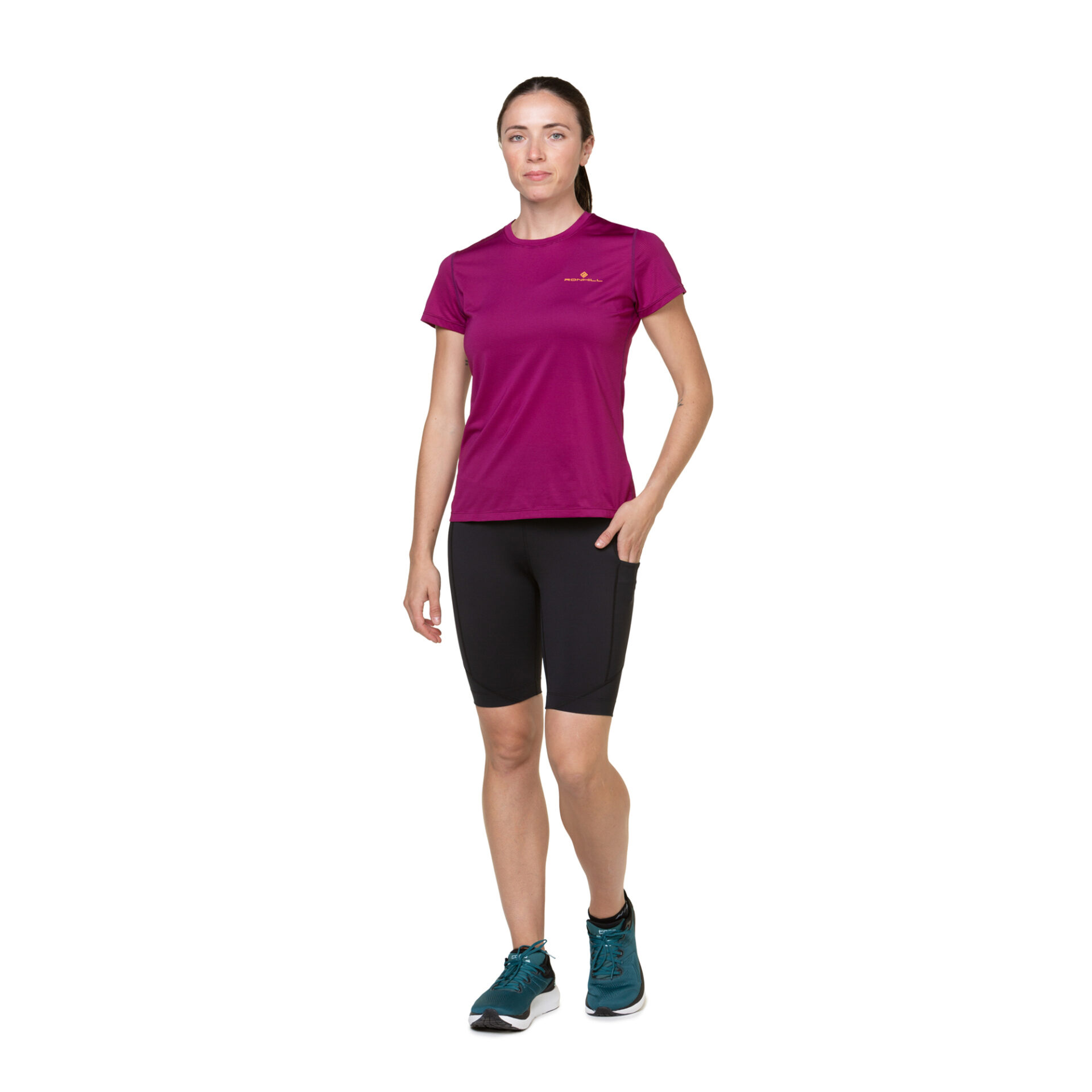 Ronhill Women's Tech Stretch Short - All Black - Image 5