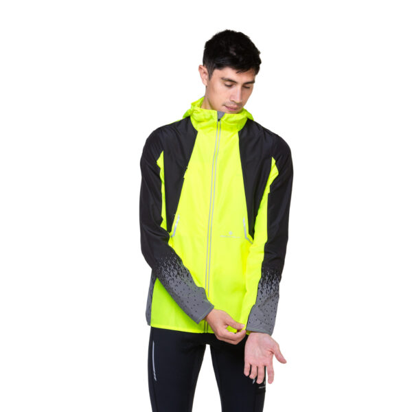 Ronhill Men's Tech Reflect Jacket - FlYellow/Blck/Reflect - Image 3